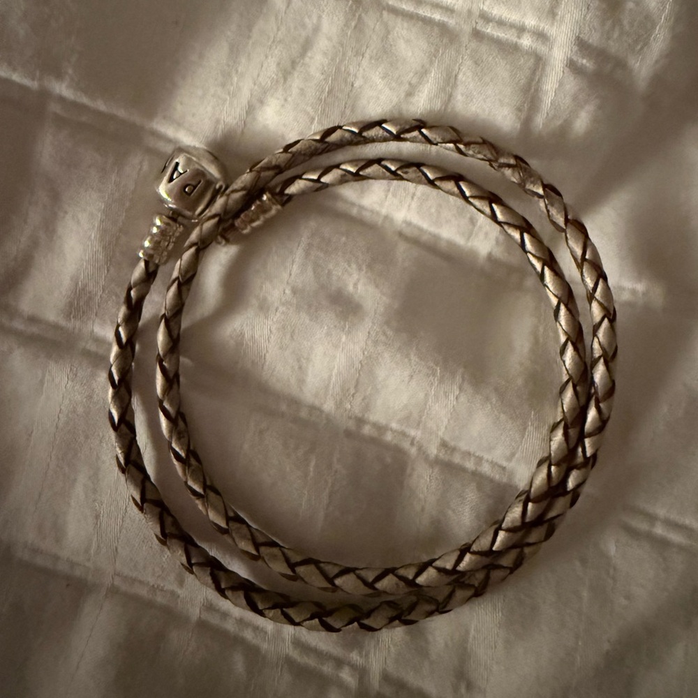 Pandora Leather Braided Bracelet - Picture 2 of 5
